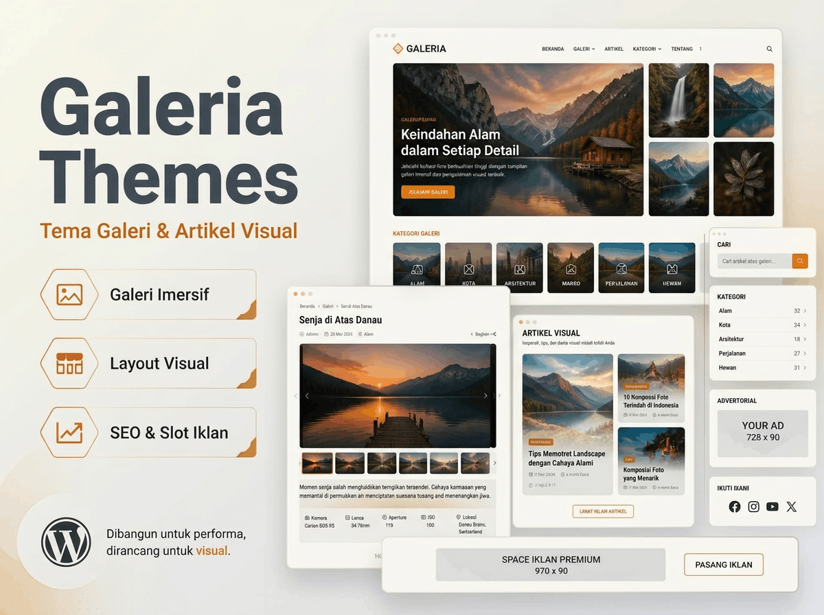 Galeria - Wallpaper Wordpress Themes